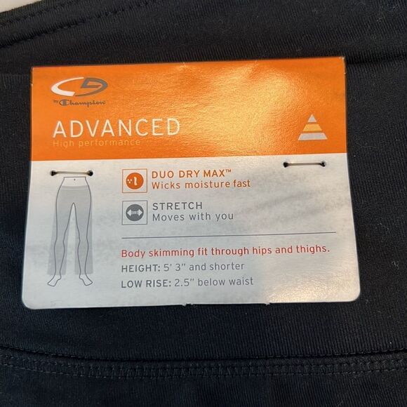 NWT c9 by Champion size XS black cropped wide leg hidden drawstring waist - Picture 8 of 13